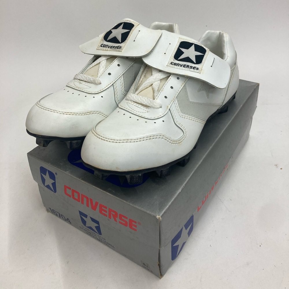 Vintage Retro Converse Baseball Cleats Sz 8-1/2 Diamond Star